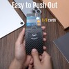 MNGARISTA Badge Holder Carbon Fiber: 0.91oz Lightweight ID Card Holder