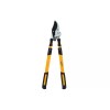 Yardworks 34" Ratcheting Bypass Lopper Telescopic Handles Steel Blade Tree Limb Cutter