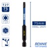 5 x Rennie Tools 75mm Long T27 TX27 Impact Screwdriver