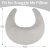 SWESEN Nursing Pillow Cover, Soft Removable Cover for Breastfeeding Pillows,