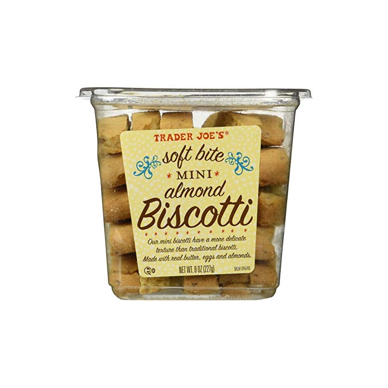 Trader Joe's Soft Bite Mini Almond Biscotti… - PACK OF