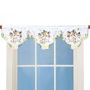 Simhomsen Embroidered Easter Bunny Kitchen Window Curtain Valance (W 58