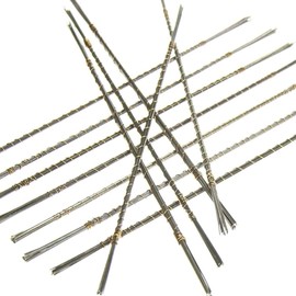 SE 144-Piece Jeweler's Piercing Saw Blade Set - Precision Steel Blades in Various Sizes for Detailed Work, Fits 6-Inch Saw Frame, Ideal for Craftsmen, Hobbyists, and Jewelers