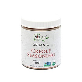 Spice Hut - Creole Seasoning Organic, with Salt, Louisiana Dry Rub Spice Mix for Cooking Flavorful Jambalaya, Gumbo, BBQ, Southern-Style Food / All-Natural, Kosher, Gluten Free, Vegan, Keto -No MSG- 4oz Glass Jar