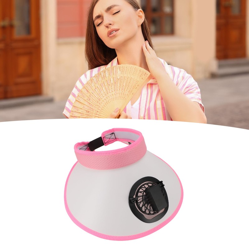 Sun Hat with Fan Rechargeable 3 Gear Wind Speed Large