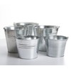 Unbekannt Metal Bucket Water Bucket Tin Bucket Galvanised Decorative Bucket