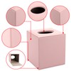 BTSKY PU Leather Cube Tissue Holder Box - Household/Office Square