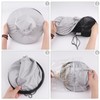 JINXIAN Pack of 3 Mosquito Net Head Beekeeping Hat with