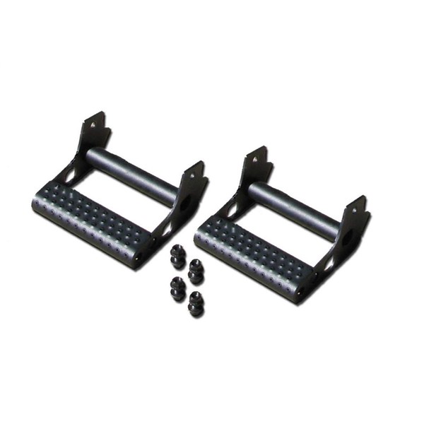 N-Fab RKR Detachable Steps (Sold In Pairs) | Textured Black | JPTS32 | Compatible With All RKR Rails by N-Fab