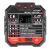 HT106D Digital Display Socket Detector Portable Phase Power Polarity Tester