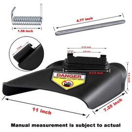 731-07131 Lawn Mower Side Discharge Chute, Compatible with MTD, Cub Cad, Craftsman, Murray Hand-Pushed Lawn Mower, Also for Troy Bilt Mower TB110, TB130, TB200, TB230, TB240, etc, Replaces 731-7131