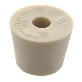 Drilled Rubber Stopper #6 (Set of 3)