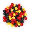 Arbee Aboriginal Plastic Pony Beads, Multicolour, 9 mm