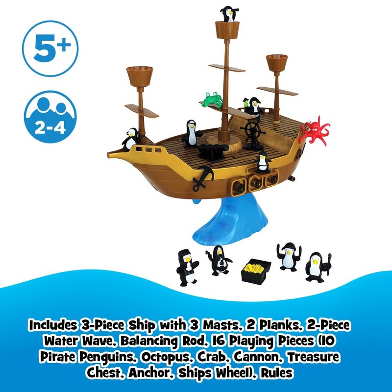 PlayMonster Don’t Rock the Boat Board Game-Kids Games, Family Games