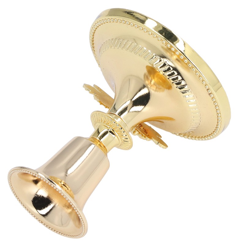 2Pcs Metal Candle Stand Good Stability Multifunctional European Simple Candle