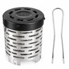 Camping Gas Stove Heating Cover for Outdoor Warmth – Stainless