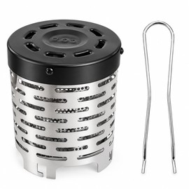 Camping Gas Stove Heating Cover for Outdoor Warmth – Stainless Steel Design for Camping, Fishing and Cold-Weather Activities