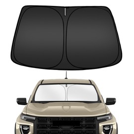ARISMOTOR Windshield Sun Shade for GMC Canyon 2023-2025, Custom Fit Foldable Front Window Sunshade Sun Visor Protector, Block UV Rays Keep Your Car Cooler