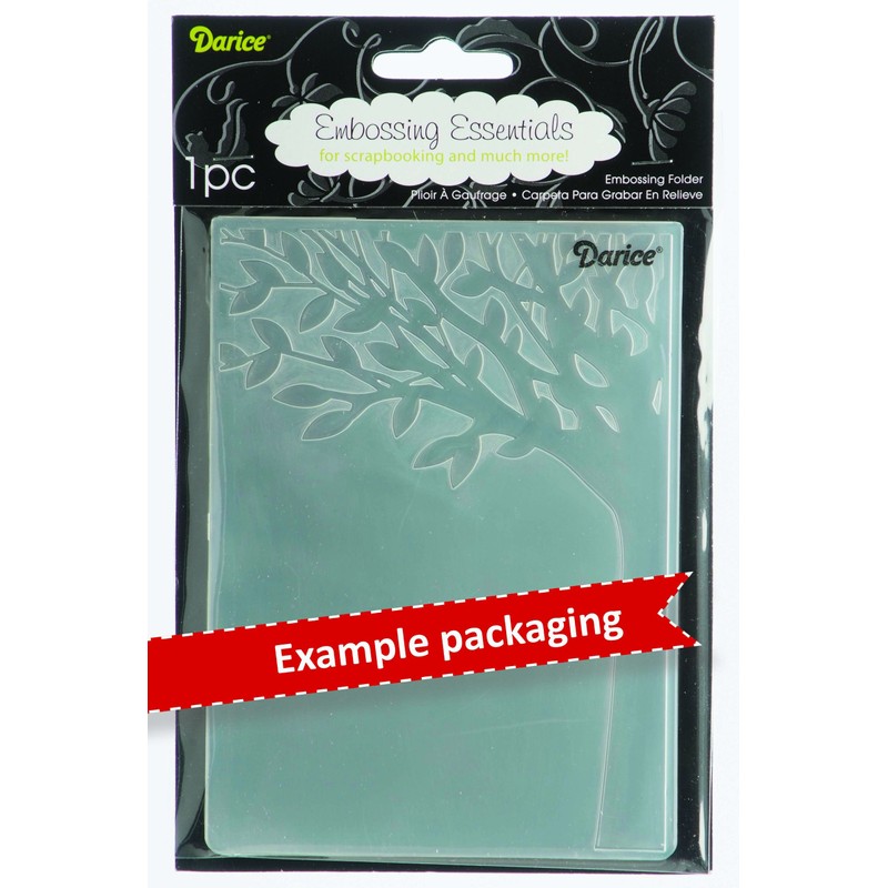 Darice 1215-61 Heart Background Embossing Folder, 4.25-Inch by 5.75-Inch