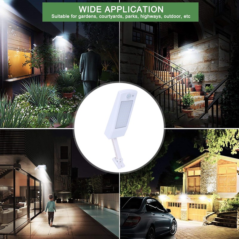 LED Motion Sensor Solar Light Waterproof Wall Light Street Lamp