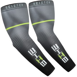 beister Arm Cover, UV Protection, Compression Arm Warmer, Unisex, Sun Protection, Anti-Slip, Breathable, Sweat Absorbent, Quick Drying, For Sports, Running, Cycling, Gaming, Basketball, Volleyball
