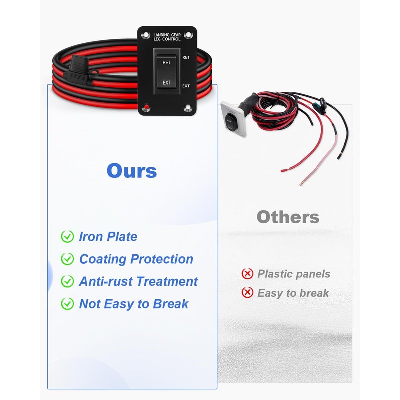 Landing Gear Replacement Switch Fit for 5th Wheel RVs and