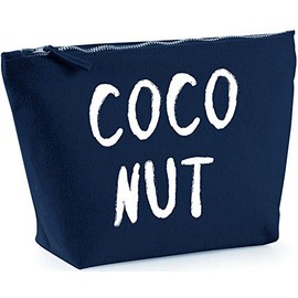 Hippowarehouse Coco Nut printed make up cosmetic wash bag 18x19x9cm