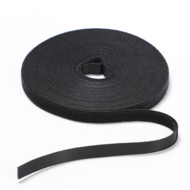 Cable Ties, 3.9 x 32.8 ft (10 mm x 10 m), Velcro for Wiring, Storage, Fixing, Free-Cut, Reusable, Double-Sided Velcro Band