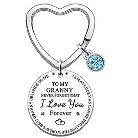 JETTOP Best Granny Gifts -Mothers Day Gifts for Granny Christmas Birthday Gift for Granny from Grandchildren Never Forget I Love You