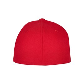 Flexfit Unisex Flexfit Nu® Cap for Men and Women, Available in Many Different Colours, Sizes S/M to L/XL, red