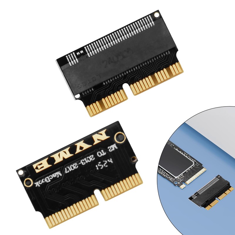 M.2 NVME SSD Adapter for MacBook, Card Converter, M.2 NVME