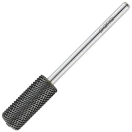 USA PANA Professional 3/32" Shank Size - Crystal Top Small or Large Barrel Carbide Bit - Nail Drill Bit for Dremel Machine - (Small Barrel, Medium Grit, Black)