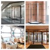 INCREWAY 2 Pack Adjustable Aluminum Alloy Glass Shelf Support Bracket,