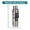 Termos De Acero Inoxidable Camping Para Café Y Agua 1500ml