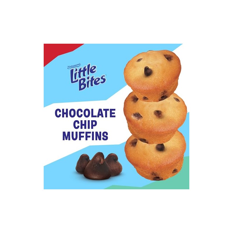 (Value Pack) Little Bites Chocolatey Chip Muffins, 10 individual packs,