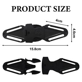 2 PCS Anti Escape Car Seat Strap | Safety Clip for Child Seat Belt Harness | Universal Fit for Car Seats, Pushchairs, High Chairs | Easy to Install & Use