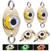 DUNKTEAM LED Underwater Fishing Lures，LED Lighted Bait Flasher，Deep Drop Fishing