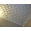 R40W 20 x 20 Tin Looking Styrofoam Glue Up White