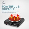 Aroma Housewares AHP-303 Single Burner Hot Plate, Metal, Black