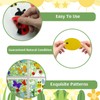 4Pcs Spring Gel Window Clings Decorations, Elastic Spring Window Gel