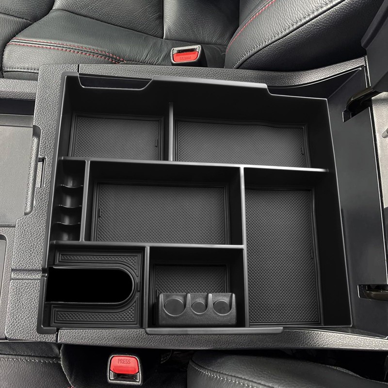 HGWEI Center Console Organizer Tray Compatible with Toyota Tundra 2014