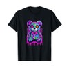 Patchwork Teddy Bear Design Creepy Cute Emo Gothic Horror T-Shirt