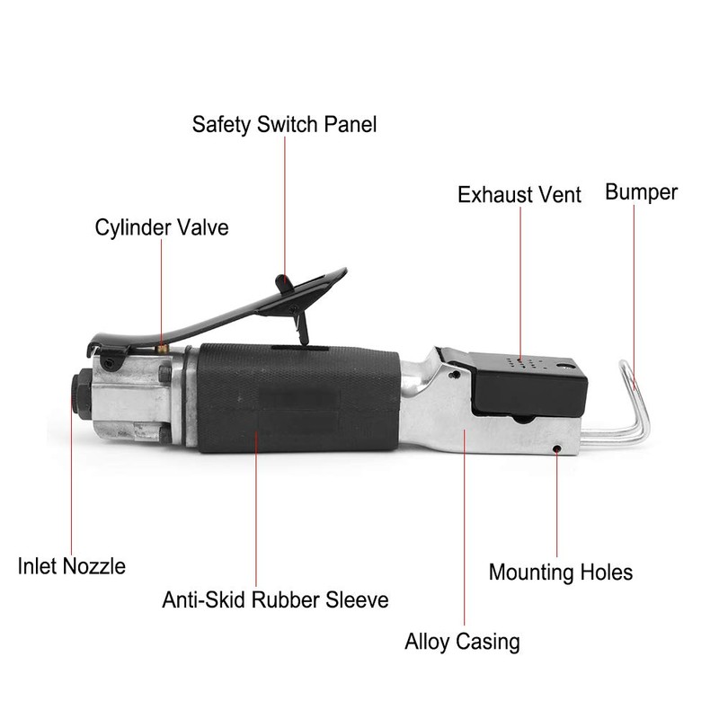 Reciprocating Air Saw, Air Saw/Air File with 3 Saw Blades,