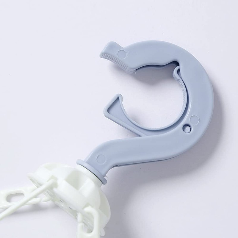 Ldirect 32 Clip Folding Clothes Hanger Multifunctional Windproof Hanger Socks