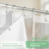 Dynamene Extra Long Shower Curtain and Liner Set - 84