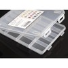 SIKIRI Partition Case, Nail Tip Case, 4.5 x 6.7 x