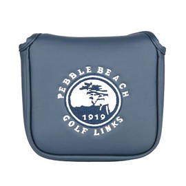 Golf Headcover Putter Cover for Center Shaft, Fits Small Types Odyssey 2 Ball Tailor Made Spider Putter Magnetic Closure Tree (Navy Blue, Square Center Shaft)