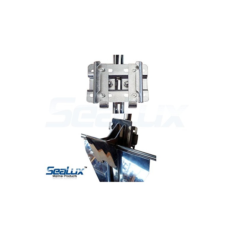 SeaLux Vertical Stanchion Rail Mount Anchor Bracket/Holder