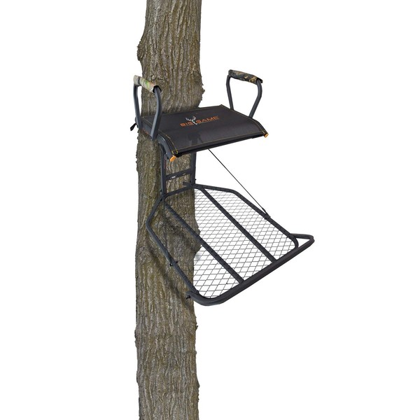 GSM Outdoors Big Game Captain XC Hang On Treestand, Black, 20lb
