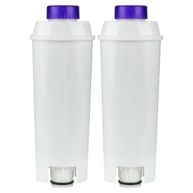 BlueStars PACK OF 2 Coffee Machine Water Filters compatible with Delonghi Coffee Machines DLSC002 included De'longhi ECAM ESAN ETAM BCO410 BCO420 EC680 and more